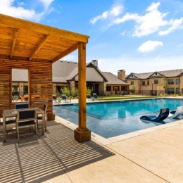 Summer vacation mode right at home 🏠☀️. Enjoy #EmersonAtRedOak’s resort-style swimming pool all season long. No better place to cool off from this #Texas heat! Instagram post from @emersonredoak on June 21, 2024 00:00:00am
