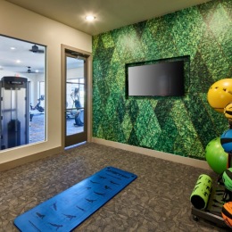 Stay active at Emerson at Red Oak's state-of-the-art fitness center and yoga studio. From cardio to strength training, our facilities are equipped with everything you need. 💪 Instagram post from @emersonredoak on June 21, 2024 00:00:00am