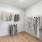 a closet with  clothes